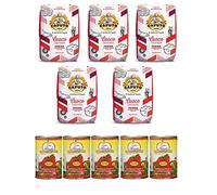 Lot de 5 paquets de farine à pizza Caputo Cuoco (5 x 1 kg) + 5 boîtes de 400 g de tomates Zia Rosa DOP Pomodoro San Marzano