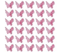 Lot de 5 paquets d'ongles colorés en forme de papillon 3D pour décoration d'ongles