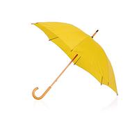 Lot de 5 parapluies automatiques blancs en Publiclick, dimensions Ø 104 x 89 cm, ouverture automatique, bois et polyester, parapluies classiques couleurs