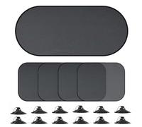 Lot de 5 pare-soleil pour poussette pare-soleil anti-UV pour voiture avec 10 ventouses pare-soleil pour fenêtre pour enfants et animaux bloque les rayons UV s'adapte à la plupart des modèles