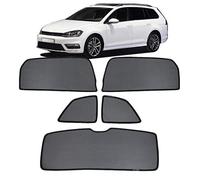 Lot de 5 Pare-soleils pour vitres latérales de Voiture, pour Golf 7 Variant 2013-2020, avec Protection UV et Rideau magnétique pour Dormir Pare-Soleil