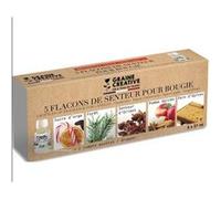 Lot de 5 parfums pour bougie - flacons de 27 ml Multicolore G