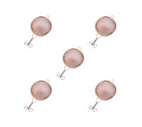 Lot de 5 passoires à thé en cuivre pratiques et durables en maille pour hôtel, chambre à coucher, maison, type D