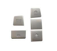 Lot De 5 Patchs Frein À Main Électronique Autocollant Pour Panneau Commande Central Accessoires Décoration Et Modification Pour Civic 10th 2016-2021 Boîtier de papillon(Argent)