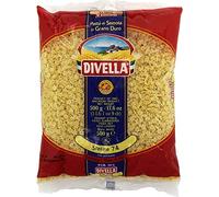Lot de 5 pâtes Divella 100 % italiennes N° 74 Stelline 500 g