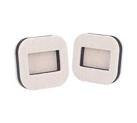 Lot de 5 Patins en Feutre pour Roue de Chaise, Roulettes en Feutre pour Meubles, Patins de Roue de Chaise, Patins en Feutre pour Sols en Bois Dur (marron), Tasses de Meubles (couleur de haricot)