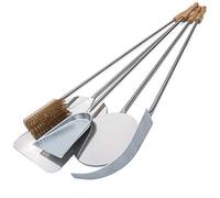 Lot de 5 pelles à pizza - Idéal pour pizza Ø33 cm et four à bois profond 70-80 cm, parfait pour usage domestique