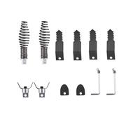 Lot de 5 perceuses à ressort pour dragage de pipeline - Longévité et performance constante au fil du temps - Conçu pour une utilisation durable avec une durabilité appropriée et des débris pour une