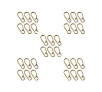 Lot de 5 petits mousquetons en laiton durable pour ceinture Style vintage