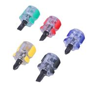 Lot de 5 petits tournevis pour les espaces étroits dans les maisons, les réparations, l'entretien de la machine à coudre, tournevis cruciforme