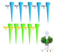 Lot de 5 Pics d‘Arrosage Automatique Avec Long Goutteur,Pointes d'arrosage Automatique Pour Plantes en Pot,Pics réglables pour Fleurs,légumes en intérieur et extérieur