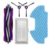 Lot de 5 pièces compatibles avec aspirateur Midea i5 i5c VCR07 VCR08 MR09 Samsung VR05R5050WK - Bande de brosse latérale - Filtre HEPA