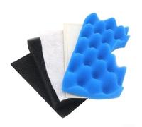 Lot de 5 pièces de filtre éponge de rechange pour aspirateur - Haute efficacité - Design lavable - Compatible avec Samsung SC43-SC47 Series