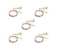 Lot de 5 pièces de rechange pour thermocouple M6 x 0,75, M9 x 1 - Remplace le thermocouple - Longueur 150 cm