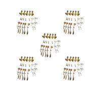 Lot de 5 pièces de rechange pour valve de trompette pour réparation d'instrument en laiton baryton 1 ensemble d'outils de réparation de clés à eau 5,3 cm