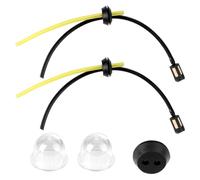 Lot de 5 Pièces Durite Essence Universelles avec Filtre pour Tondeuses, Taille-Haies, Débroussailleuses - 2 et 4 Temps