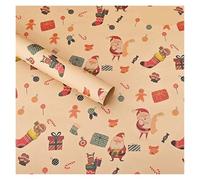 Lot de 5 pièces, idéal for un usage industriel, parfait for l'emballage coffrets cadeaux d'anniversaire ou Nouvel An Papier d'emballage de Noël(Color 7)