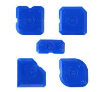 Lot de 5 pièces pour le lissage des joints, grattoirs pour joints en silicone et acrylique,Set de lisseurs de joints,lisseur joint silicone