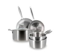 Lot de 5 pieces trinox en acier inoxydable