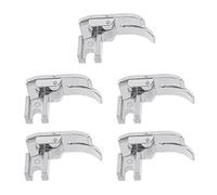 Lot de 5 pieds à point droit multifonction en acier inoxydable avec ouverture en zigzag