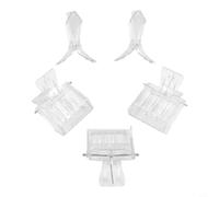Lot de 5 pièges à abeilles en plastique transparent - Inspection facile et sécurisée - Outils de manipulation et de transfert pour équipement d'apiculture