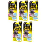 Lot de 5 Pièges à Glu (10 Plaques) pour Rats, Souris & Insectes