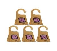 Lot de 5 pièges à mouches adhésifs pour maison, protection continue, équipement pliable pour dortoir, garage, cave, maison, cuisine, salle à manger