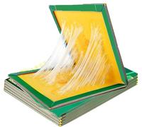 Lot de 5 pièges adhésifs puissants et planches pour parasites multiples, peuvent être utilisés à l'intérieur, à la maison, au bureau ou à l'extérieur. Se replie dans n'importe quelle forme.