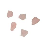 Lot de 5 pierres de quartz rose naturelles de 20 à 30 mm pour la fabrication de bijoux (quartz rose, 5)