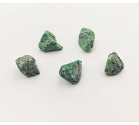 Lot de 5 pierres épidotes de 20 à 30 mm pour la fabrication de bijoux (pierre précieuse rouge-vert, 5)