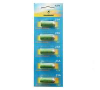 Lot de 5 Piles Alcaline 12V type A23/23A compatibles LRV08/L1028/RVO8/MS21/MN21/E23A/K23A/V23GA/GP23A - -