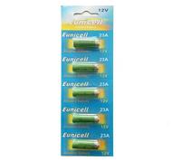 Lot de 5 Piles Alcaline 12V type A23-23A compatibles LRV08-L1028-RVO8-MS21-MN21-E23A-K23A-V23GA-GP23A - YuanYuan