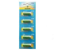 Lot de 5 Piles Alcaline type A23/23A compatibles LRV08/L1028/8LR932/8LR23/VR22/8F10R/EL12 12V - Visiodirect -