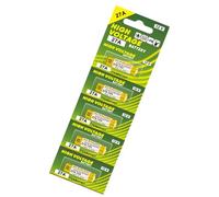 Lot de 5 piles alcalines 12 V 27 A L828/UM27A/27AE/K27A/8LR732 pour sonnette de porte, lampe de poche, porte de garage, batterie pour ouvre-porte