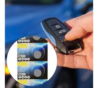 Lot de 5 piles bouton CR1225/CR1216/CR1220/CR927 3 V au lithium pour télécommande de voiture, horloge, montre