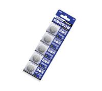 Lot de 5 piles bouton CR1616 3 V de rechange DL1616/ECR1616/BR1616 pour lecteurs MP3, appareils photo numériques et colliers pour animaux domestiques