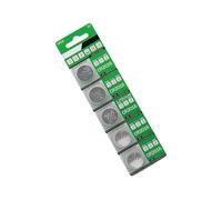 Lot de 5 piles bouton CR2016 au lithium 3 V pour télécommande, horloge LED, montre bouton CR2016