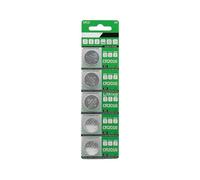 Lot de 5 piles bouton CR2016 au lithium 3 V pour télécommande, horloge LED, montre bouton CR2016
