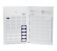 Lot de 5 pilules scellées à froid de 31 jours - Organiseur mensuel jetable de médicaments pour soignants, camps d'été, pharmaciens et gestion quotidienne des pilules