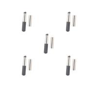 Lot de 5 pinceaux anti-cernes - Applicateurs de lèvres - Pour voyage, maison, scène, performance - Noir - 8,2 x 1,5 cm
