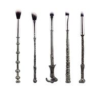 Lot de 5 pinceaux de maquillage pour femme avec baguette magique