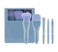 Lot de 5 pinceaux de maquillage pour femme - Pour fard à paupières - Pour le visage et le correcteur