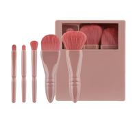 Lot de 5 pinceaux de maquillage pour femme - Pour fard à paupières - Pour le visage et le correcteur
