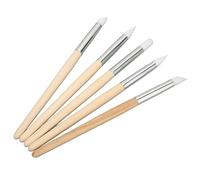 Lot de 5 pinceaux en fibre de verre pour bijoux, montre, nettoyage, applications électroniques, élimination de la rouille et