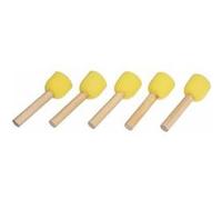 Lot de 5 pinceaux éponge de diamètre 2 cm Marron G
