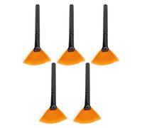 Lot de 5 pinceaux éventail pour le visage, pinceau applicateur doux, pinceau applicateur d'acide, outils applicateurs de maquillage cosmétique pour crème de boue