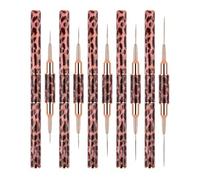 Lot de 5 pinceaux pour nail art - Super fins - Pour ongles - Gel - Peinture - Cadeaux pour femmes et filles