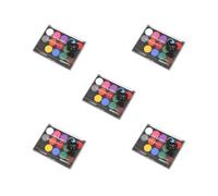 Lot de 5 pinceaux professionnels de peinture pour le visage