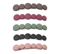 Lot De 5 Pinces À Cheveux Françaises Pour Femme, Ensemble De Pinces À Cheveux Pour Femme, Pinces À Cheveux Fines Pour Femme, Pinces À Cheveux Françaises Pour Cheveux Fins (9 Cm)
