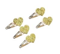 Lot de 5 pinces à cheveux pour filles - Tenue lisse - Accessoire élégant - Idéal pour la maternelle et les fêtes d'anniversaire - Pinces à cheveux pour enfants
